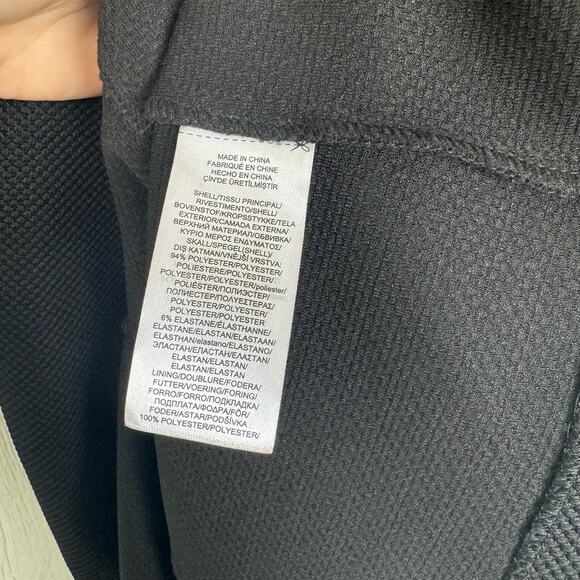 Lauren Ralph Lauren Black Fit Flare Black Textured Career Dress Size 4 LBD LRL - Picture 9 of 11